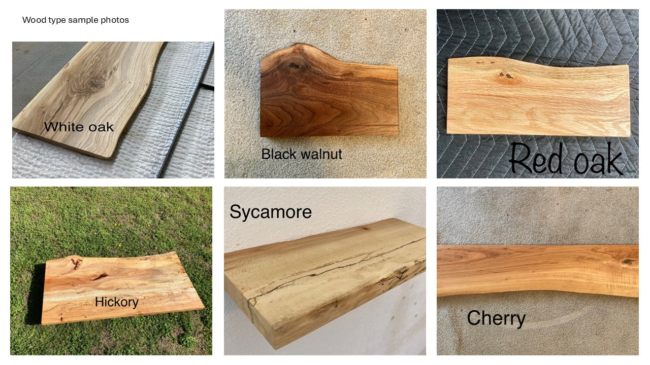 Modern Live edge Floating Shelf