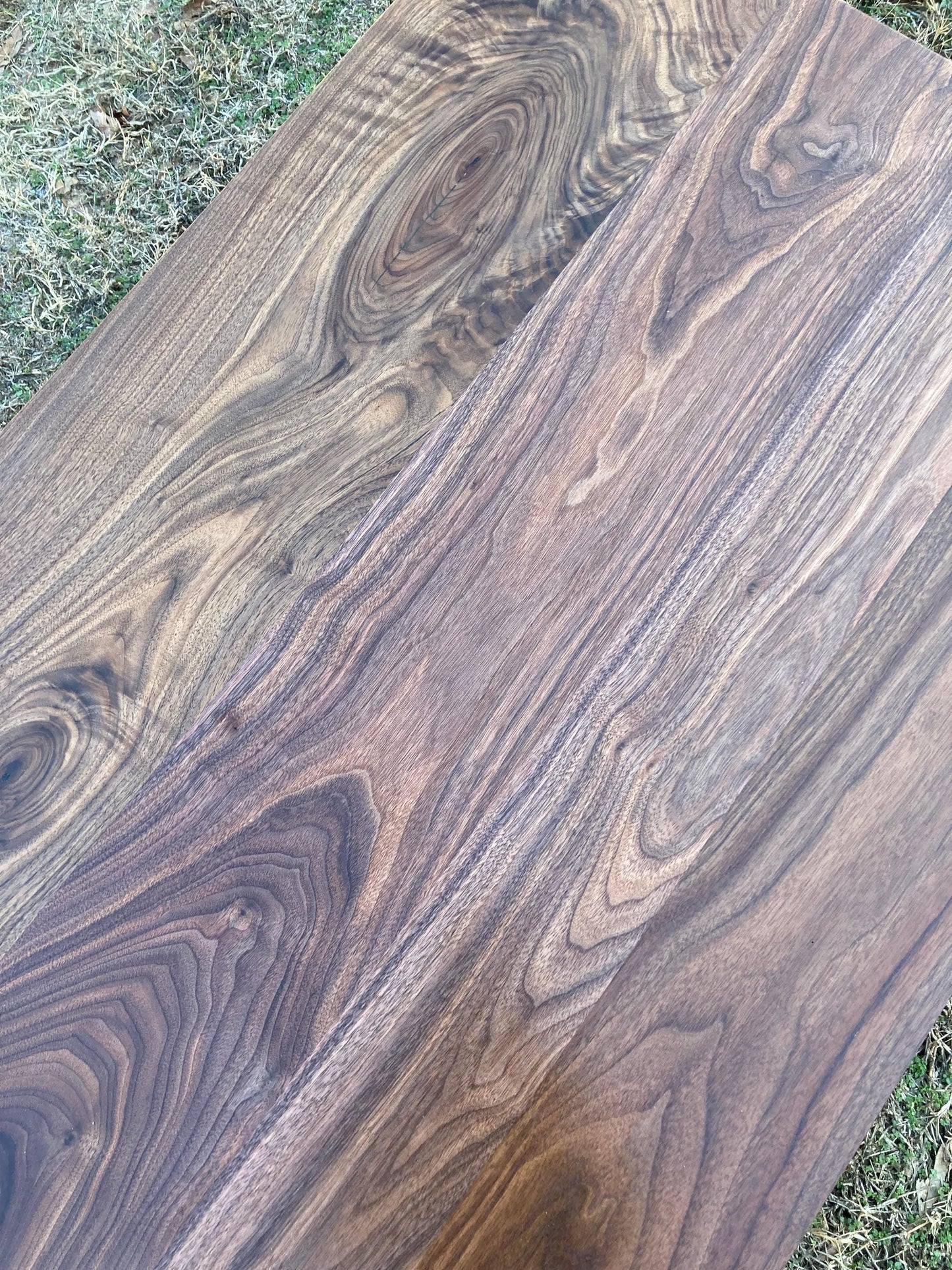 Black Walnut Both Side Live Edge Bar Top | Custom Handmade Solid Wood Countertop | Rustic Natural Bar Table Slab