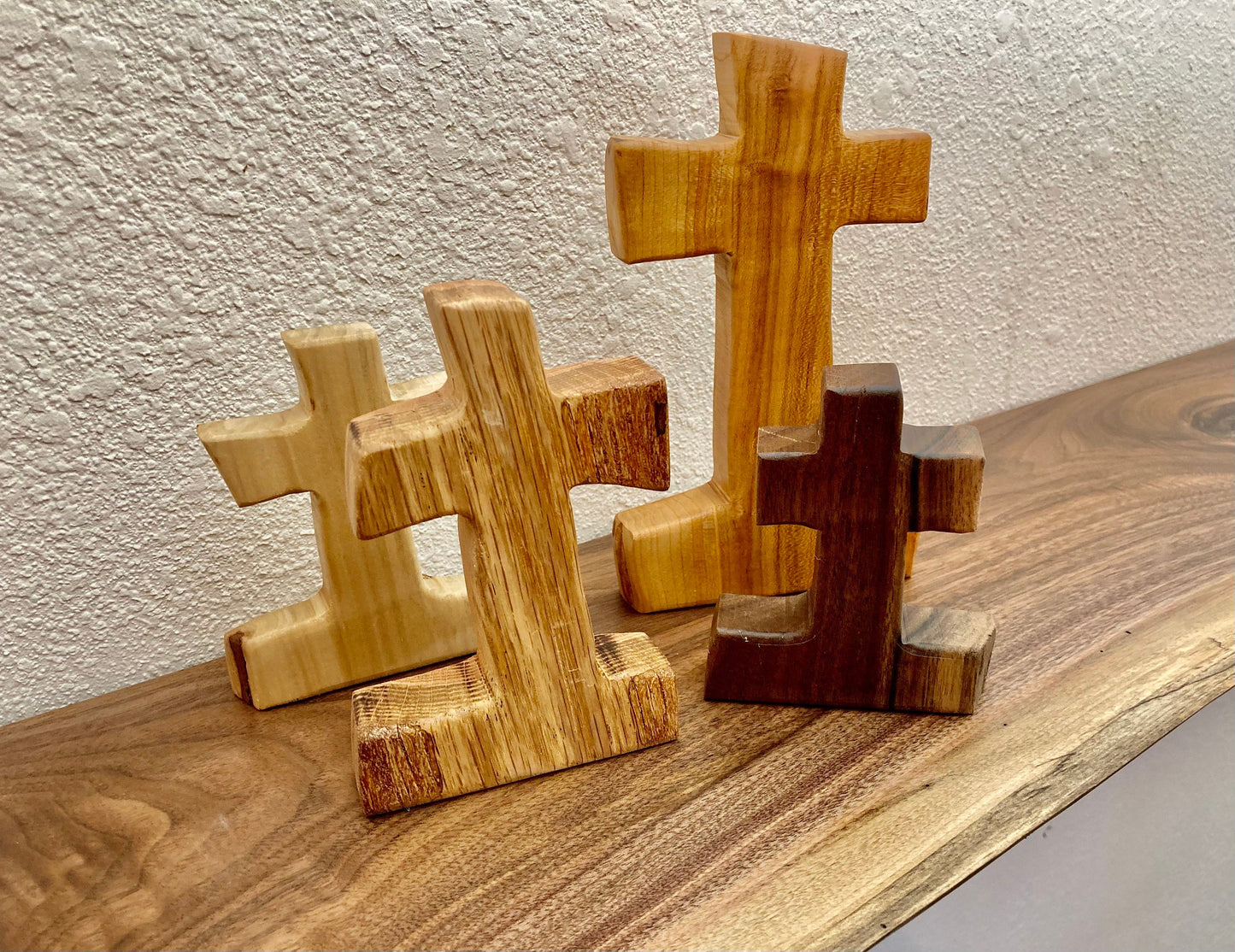 Wooden Cross, Standing Christian Cross, Rustic Cross, Christmas Decor, Rustic Christmas Cross /EASTER SPECIAL