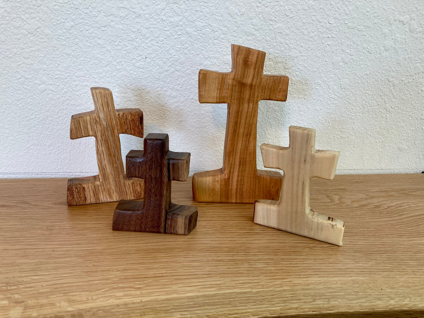 Wooden Cross, Standing Christian Cross, Rustic Cross, Christmas Decor, Rustic Christmas Cross /EASTER SPECIAL